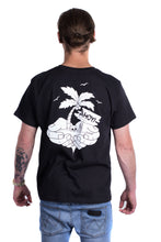 Load image into Gallery viewer, PALMS OF PARADISE TEE - BLACK - AHOY!
